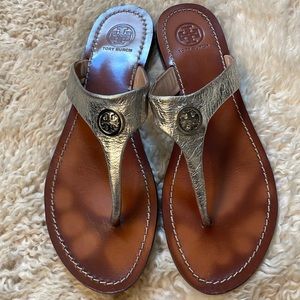 Tory Burch Sandals, silver 7.5